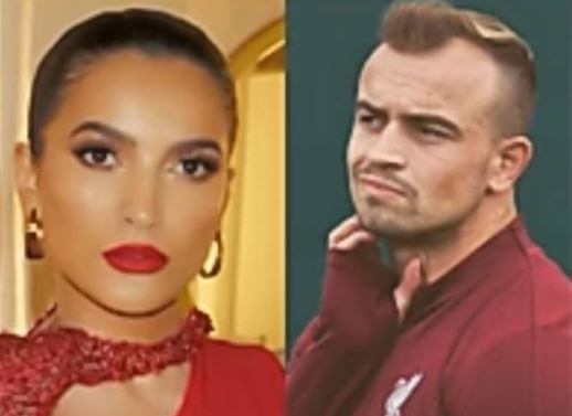 Fatime son Xherdan Shaqiri and his ex-partner Dhurata.
